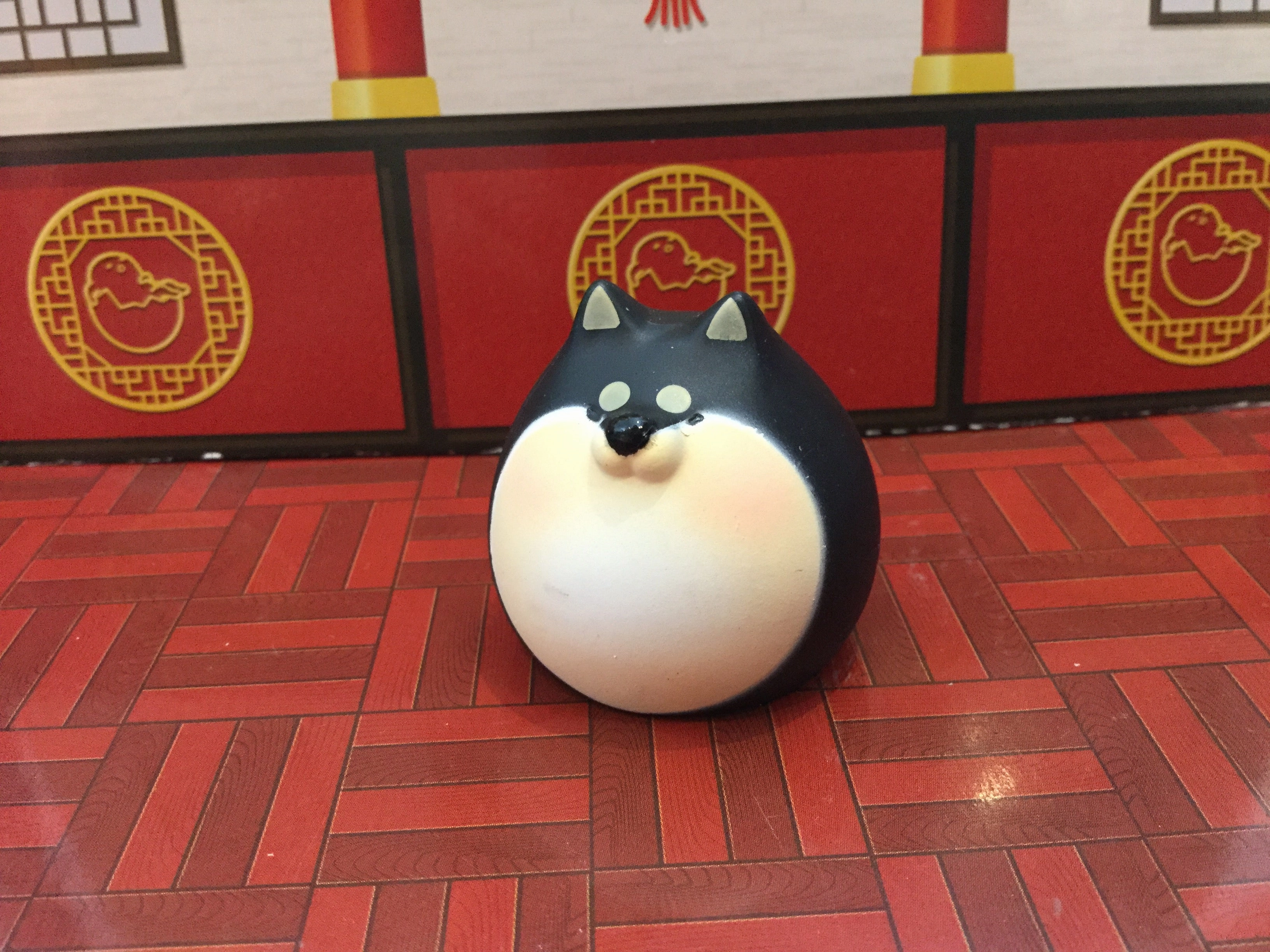 Animal Attraction Shiba Inu Round Bun Figure 6 Pieces Set (In-stock) Designer Goods Monochrome Design