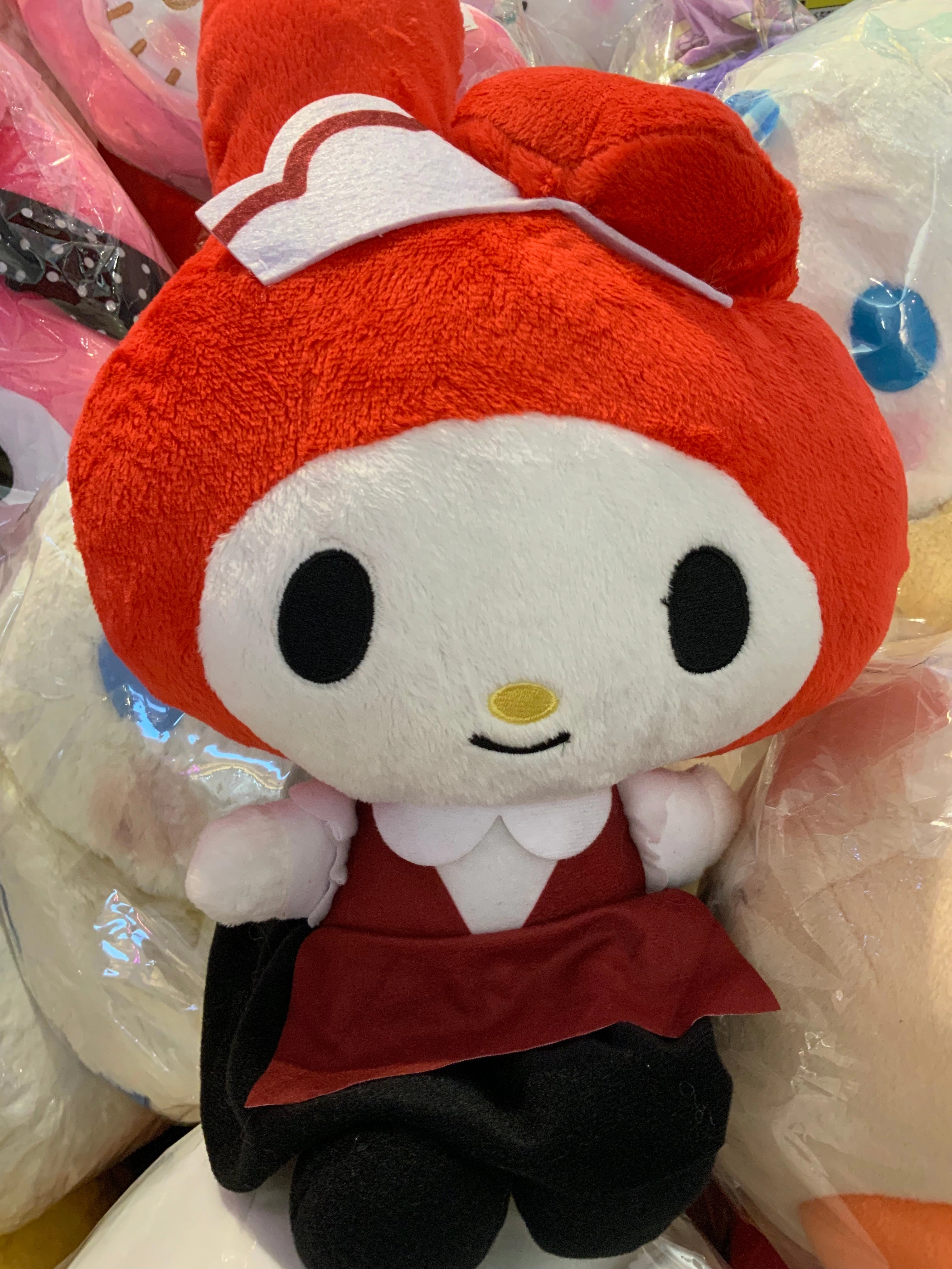 Little Suitcase Expert Designer Furyu Sanrio My Melody Showa Cafe Maid Medium Plush (In-stock)