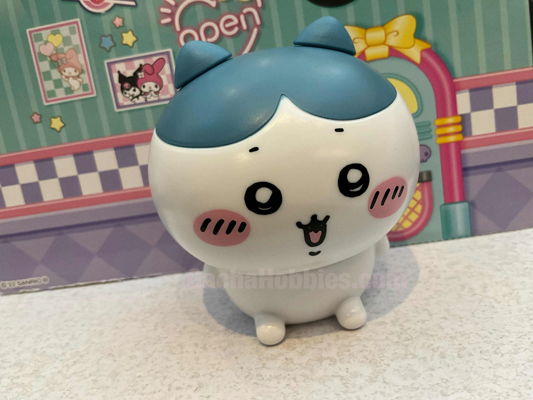 Capchara Chiikawa and Friends Hachiware Big Head Figure (In-stock) Christmas Ornament Biology Model