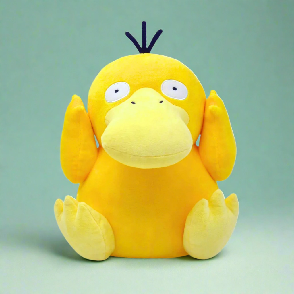 10" Quack! Psyduck Plushie Chibi Item Collectible Object