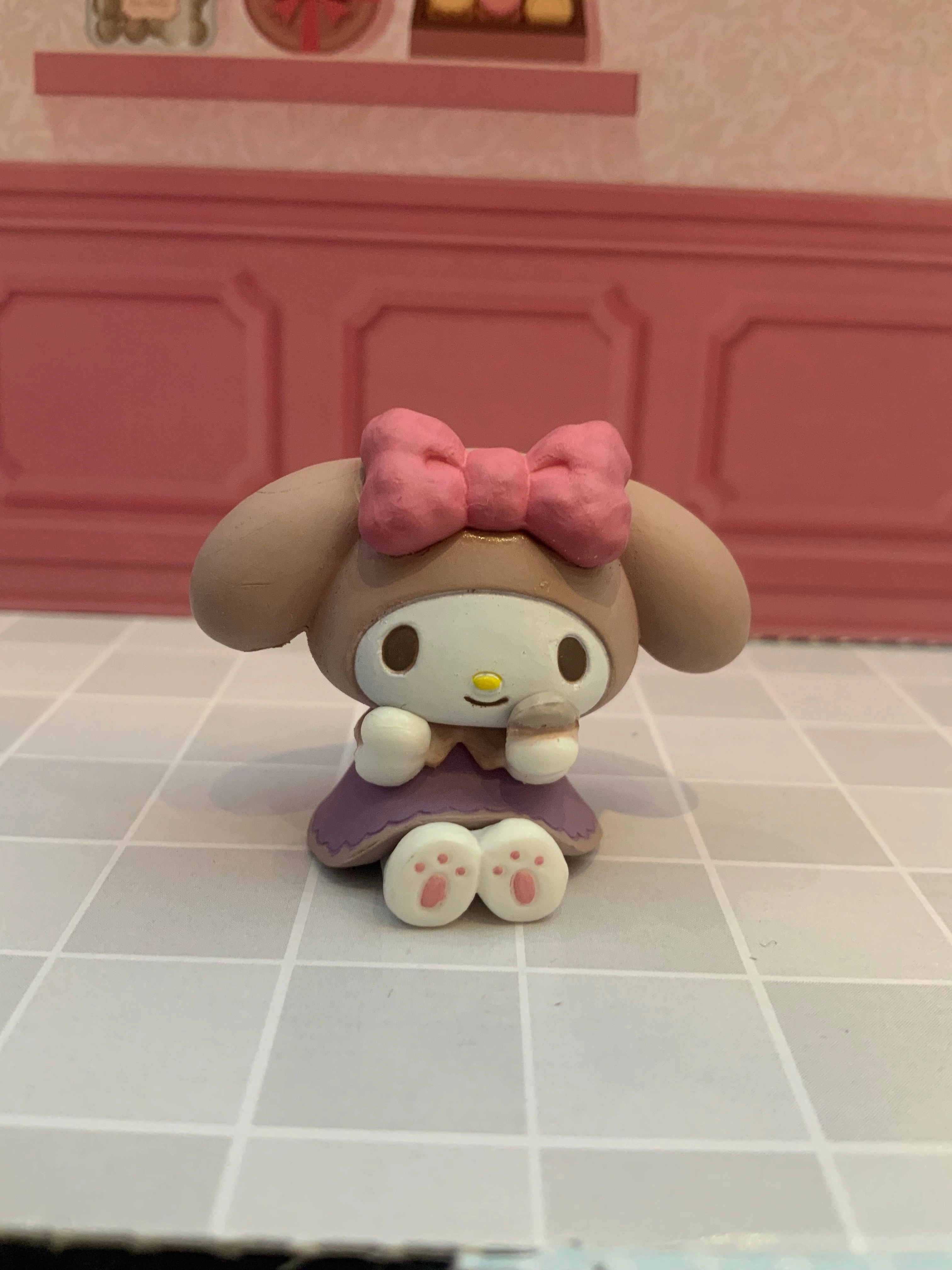 Sanrio Characters Pajama Party Mini Figure 5 Pieces Set (In-stock) Antihero Model