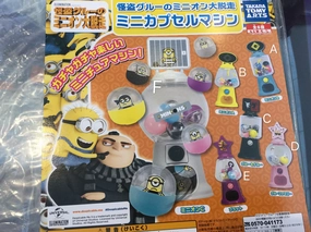 Chibi Goods Gashapon Despicable Me Gacha Machine Set (In Stock)