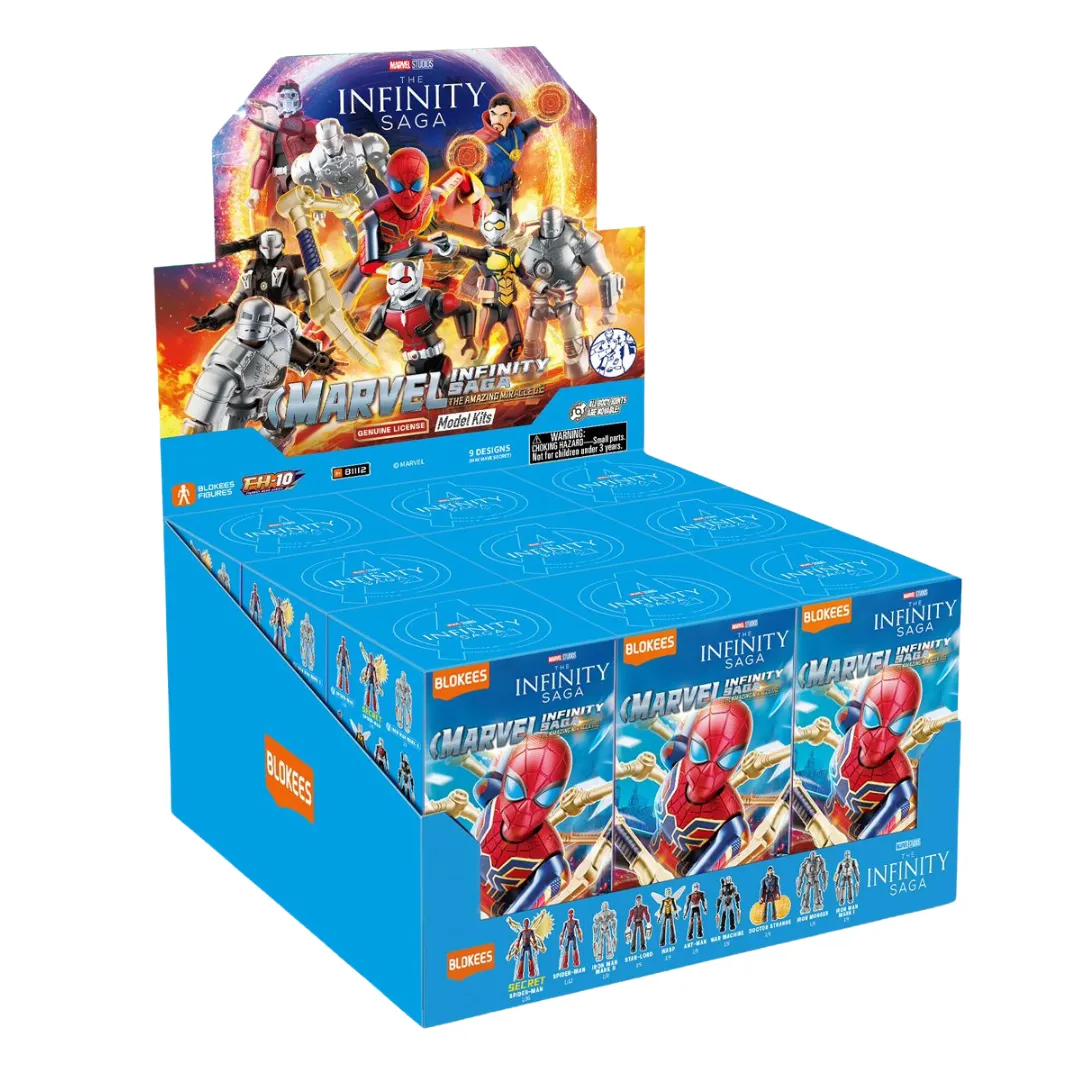 Marvel Infinity Saga Blokees Figures - Galaxy Version The Amazing Miracle (Box of 9) Audience Favorite Jungle Beast