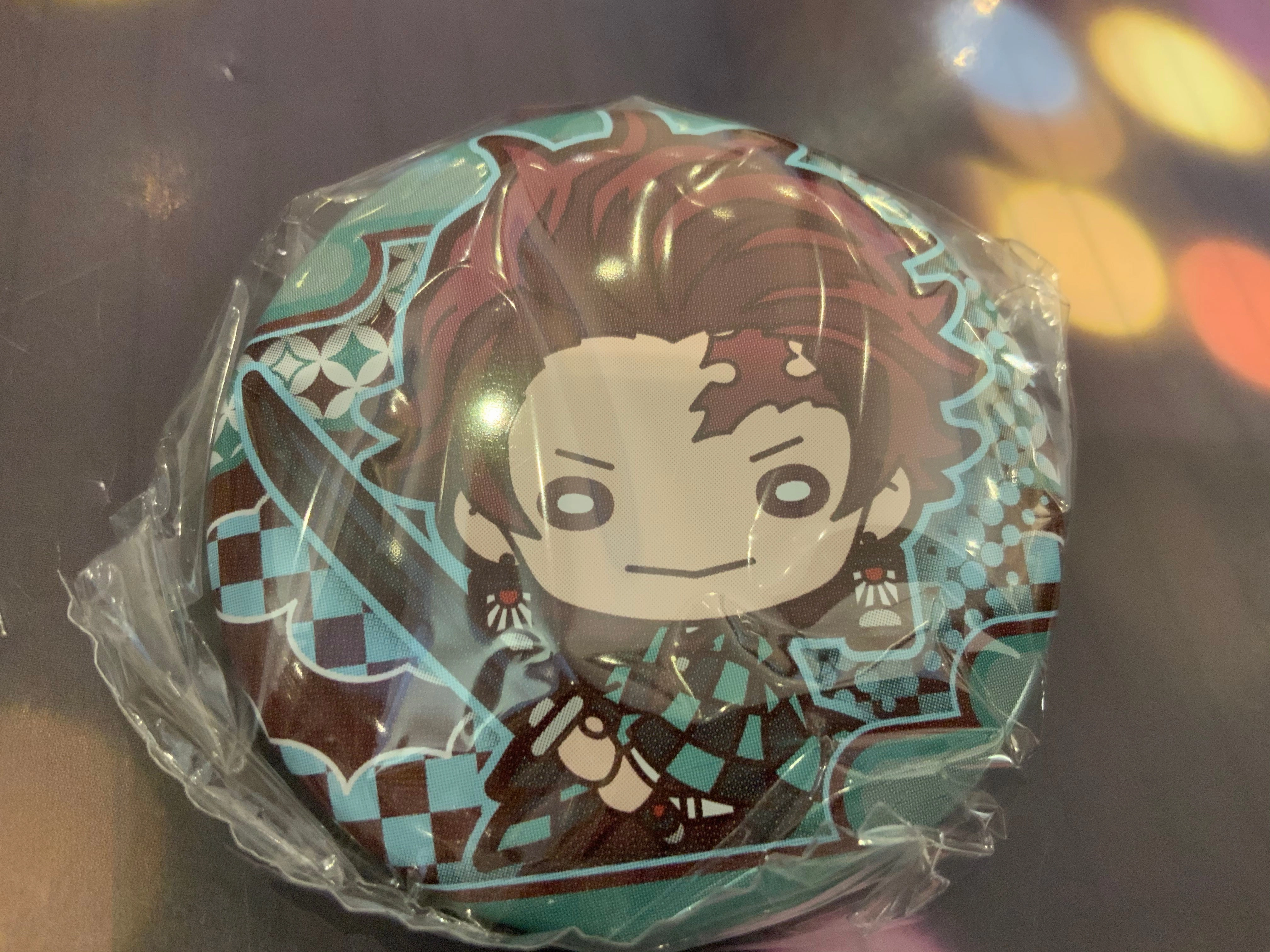 Demon Slayer Kimetsu no Yaiba Nitotan Badge Pin 9 Pieces Set (In-stock) Display Base