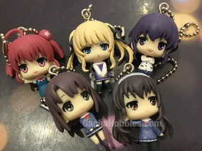 DC Hero Saekano How to Raise a Boring Girlfriend Character Figure Keychain 5 Pieces Set (In-stock)