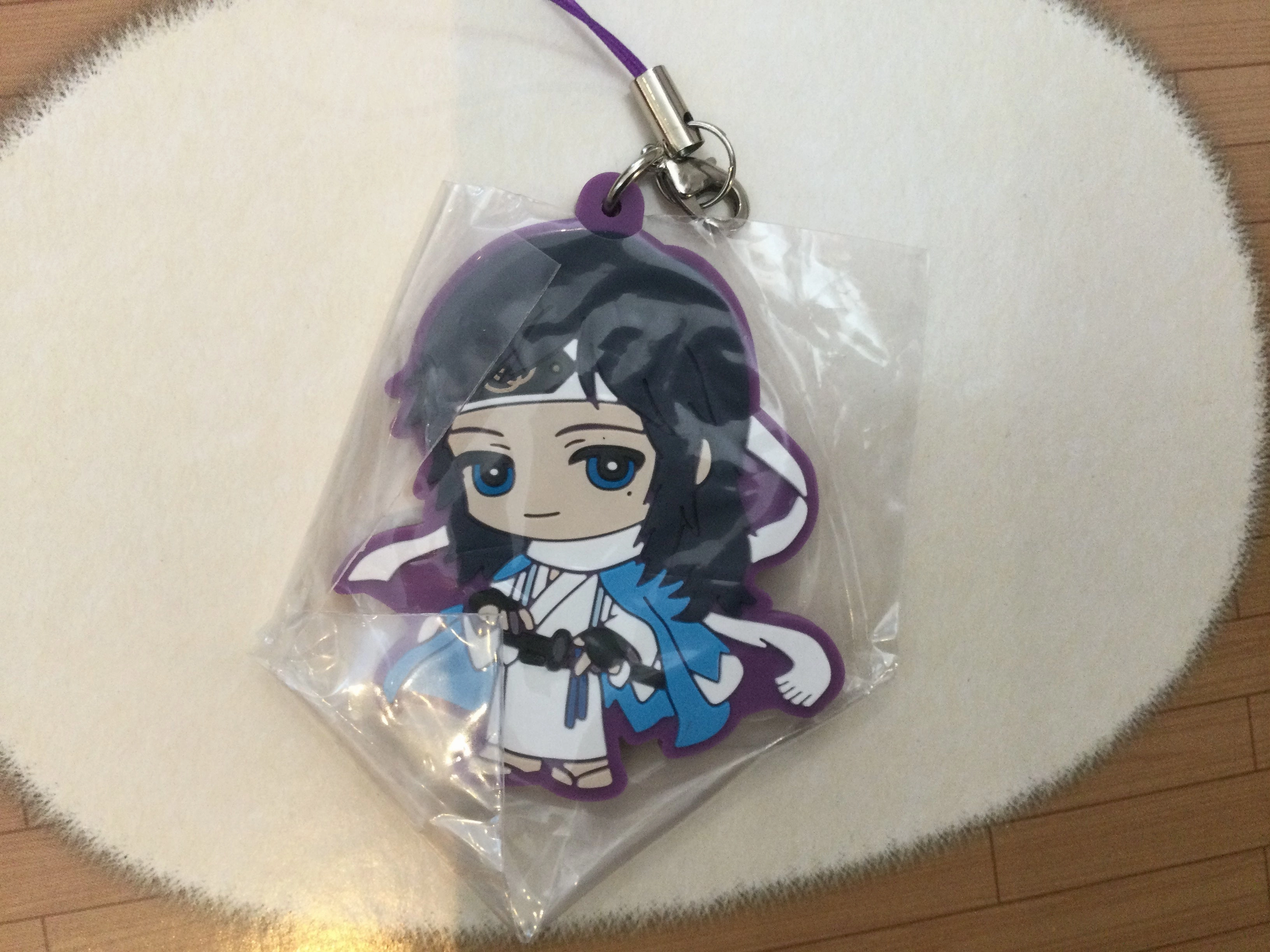 Touken Ranbu Kiwame Rubber Character Keychain Vol.4 7 Pieces Set (In-stock) Robot Sculpture