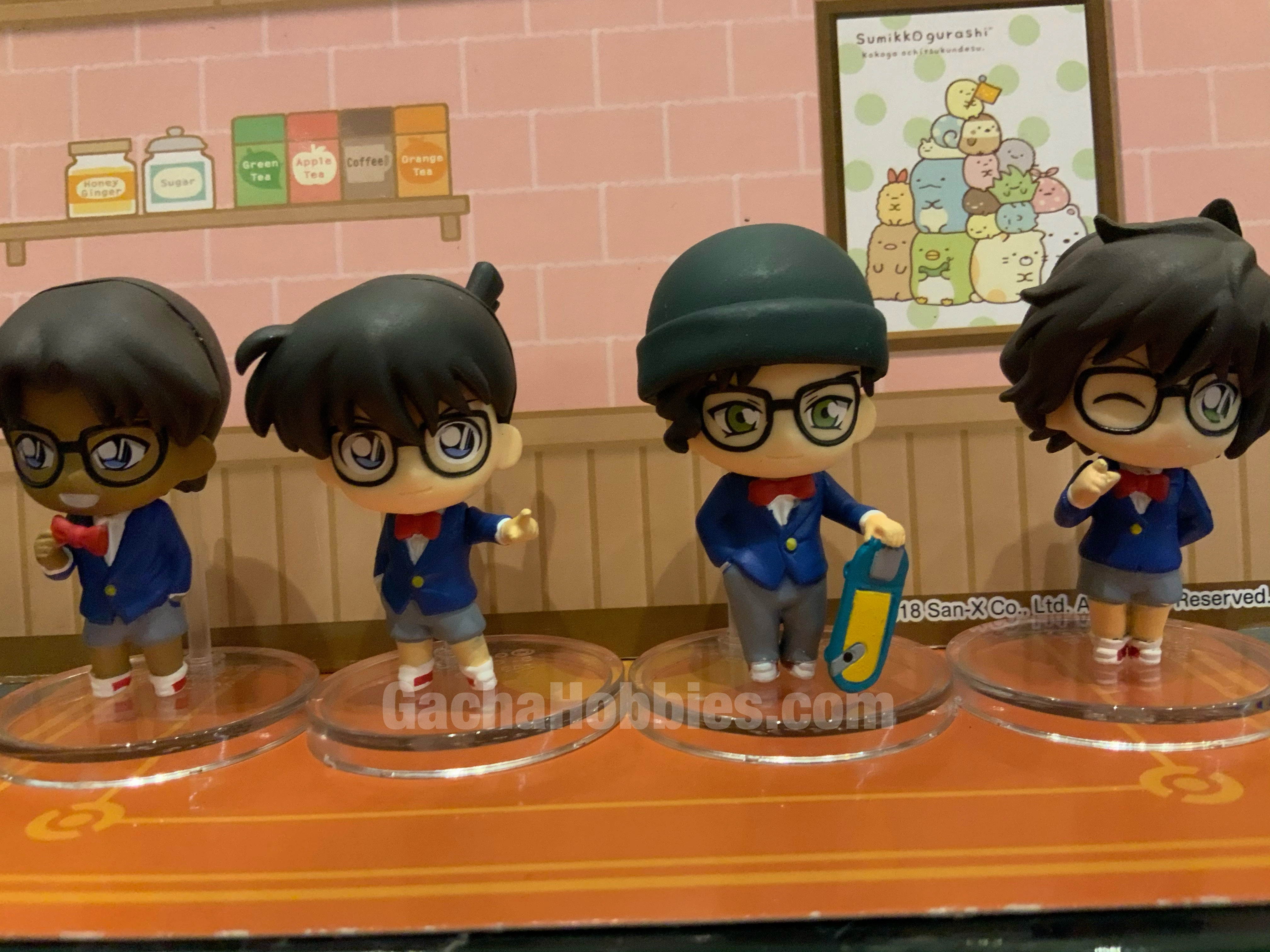Fall Decor Detective Conan Team Figure 4 Pieces Set (In-stock)
