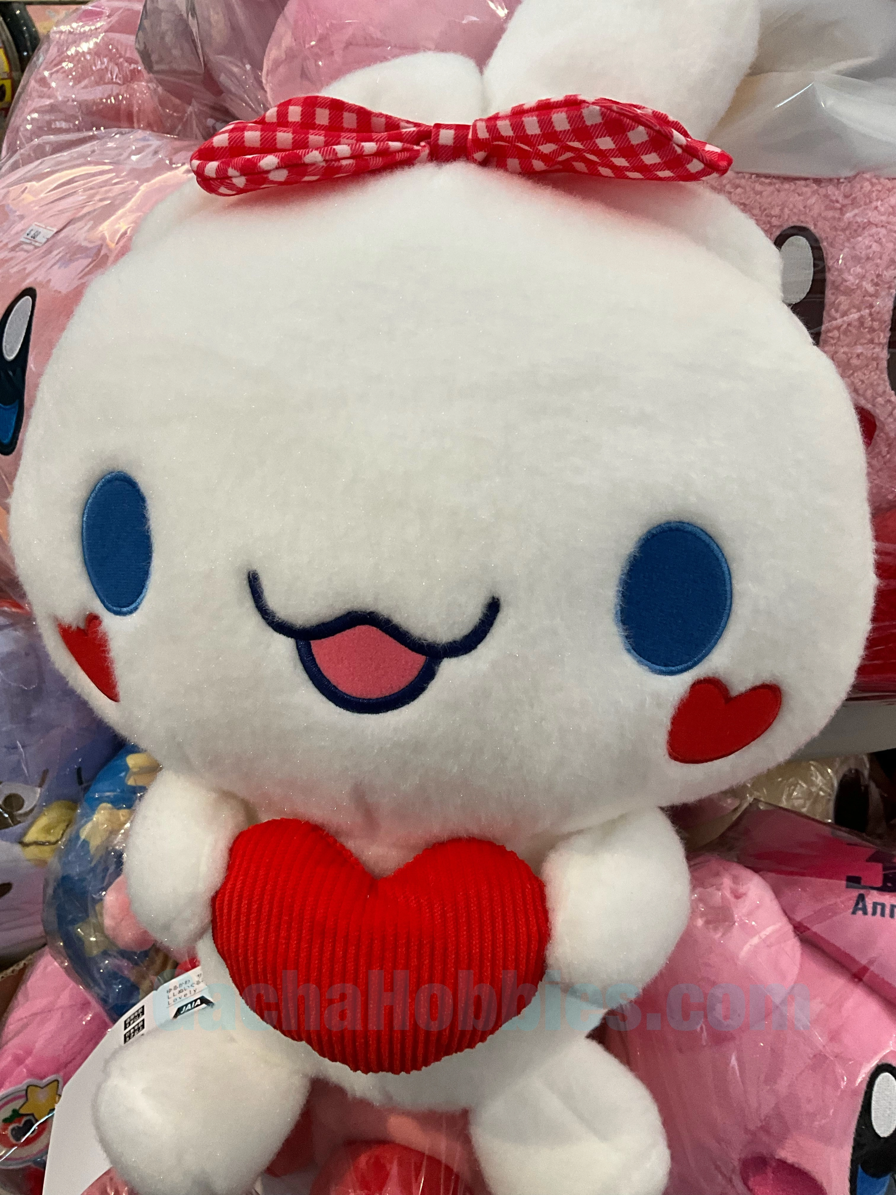 Military Dress Sanrio Cinnamoroll Cherry Heart Big Plush (In-stock)
