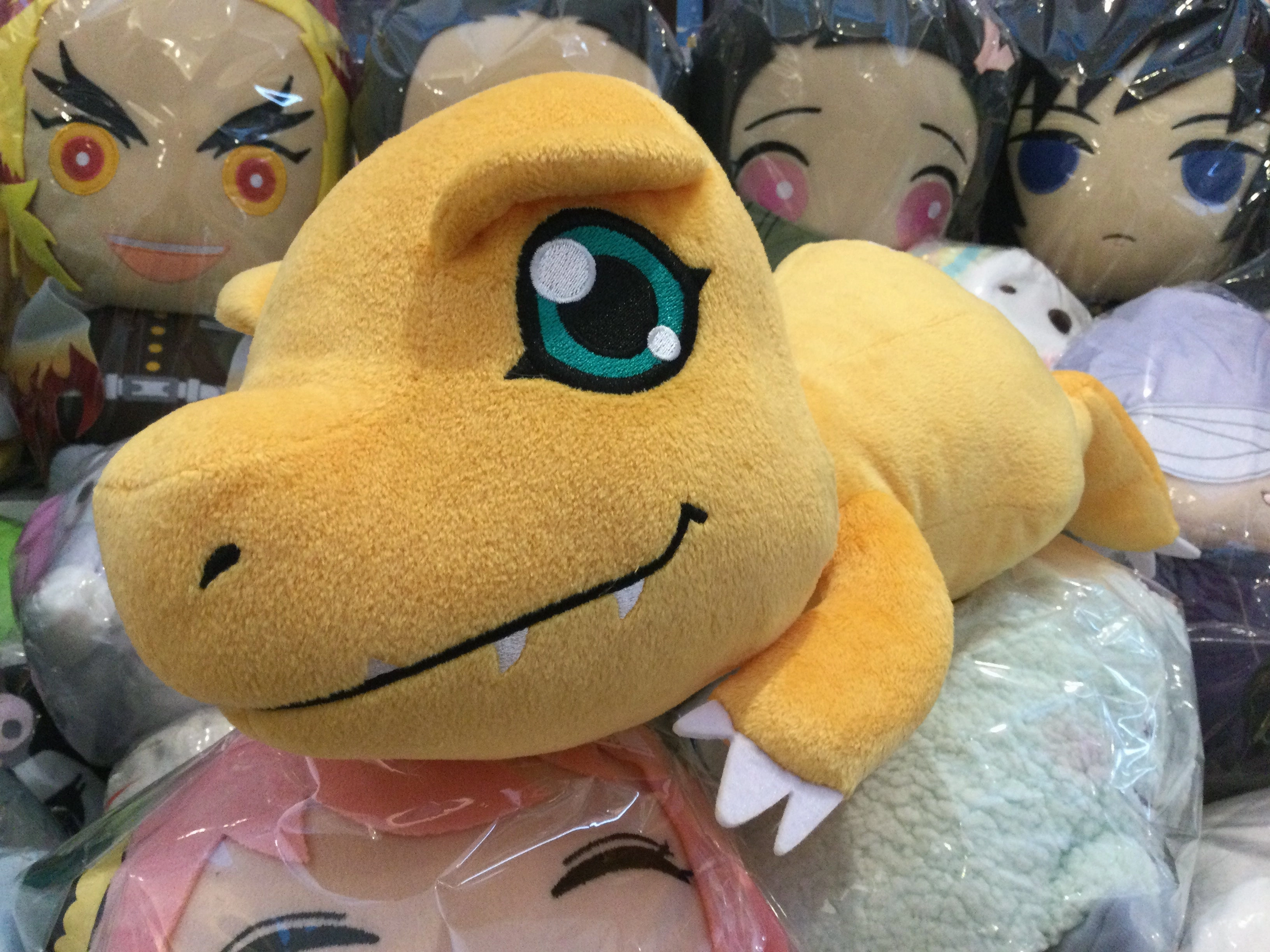 Digimon Agumon Lying Down Medium Plush (In-stock) Superb Artist