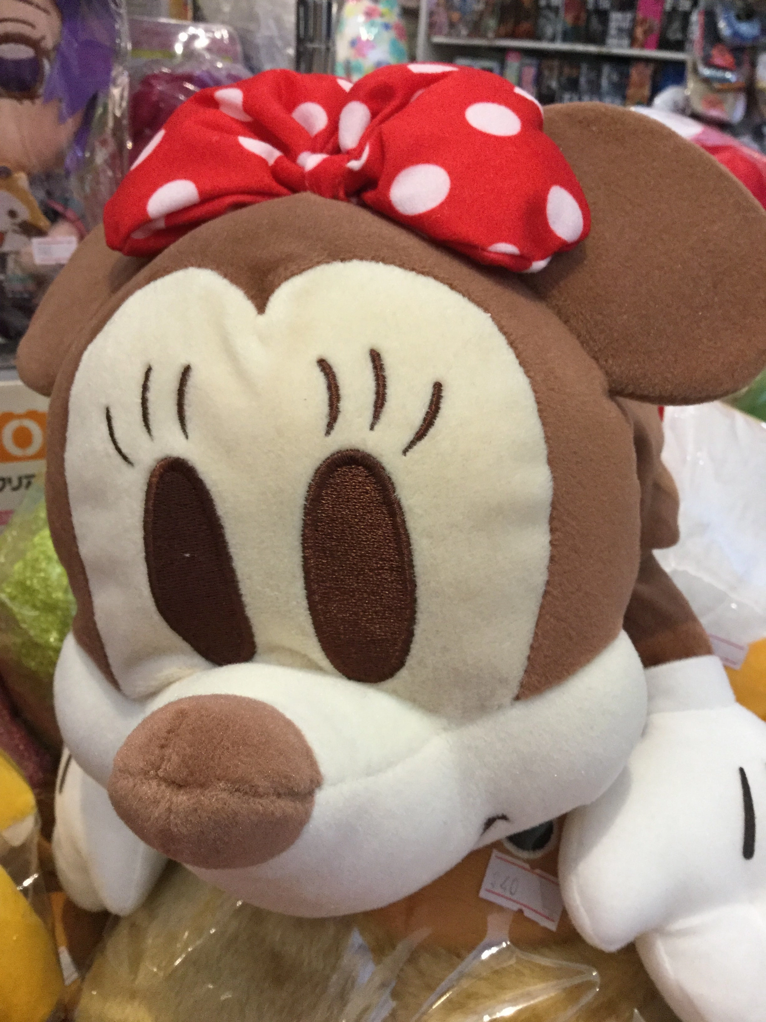 Disney Fun Fan Amuse Minnie Mouse Tissue Holder Plush (In-stock) Rainbow Colors Fan Club