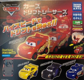 Robot Article Disney Pixar Lightning MacQueen Pull Back Car 4 Pieces Set (In-stock)