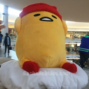 Gudetama Winter Plush with Furry Red Hat (In-stock) Private Association