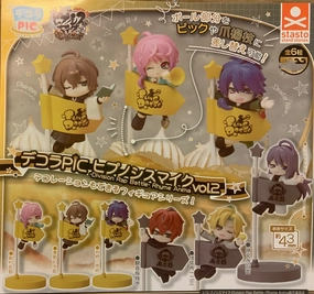 Race Car Driver Division Rap Battle Rhyme Anima Character Flag Pole Figure Vol.2 6 Pieces Set (In-stock)