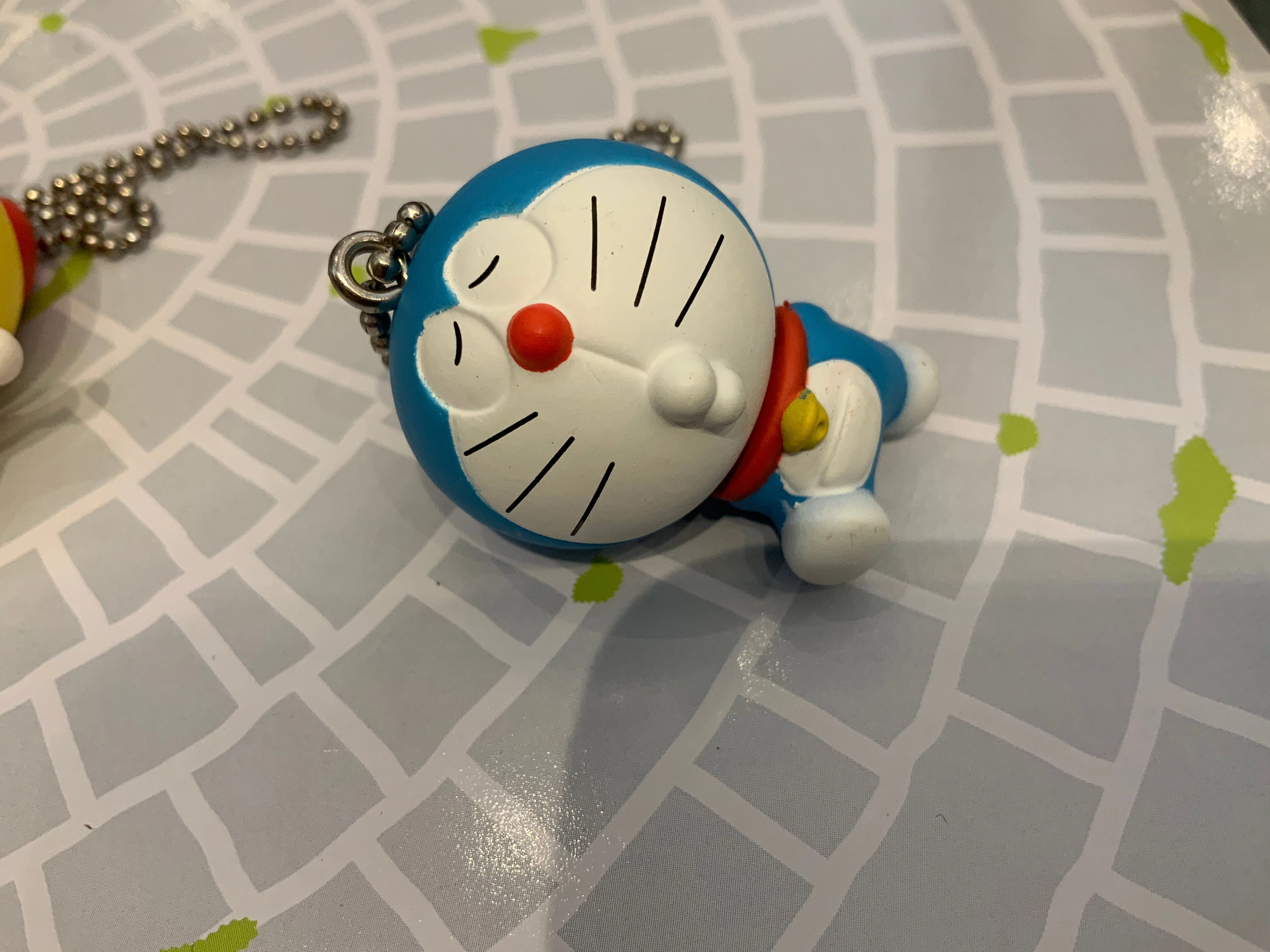 Doraemon 50th Anniversary Character Figure Keychain 5 Pieces Set (In-stock) Modern Living DIY Model