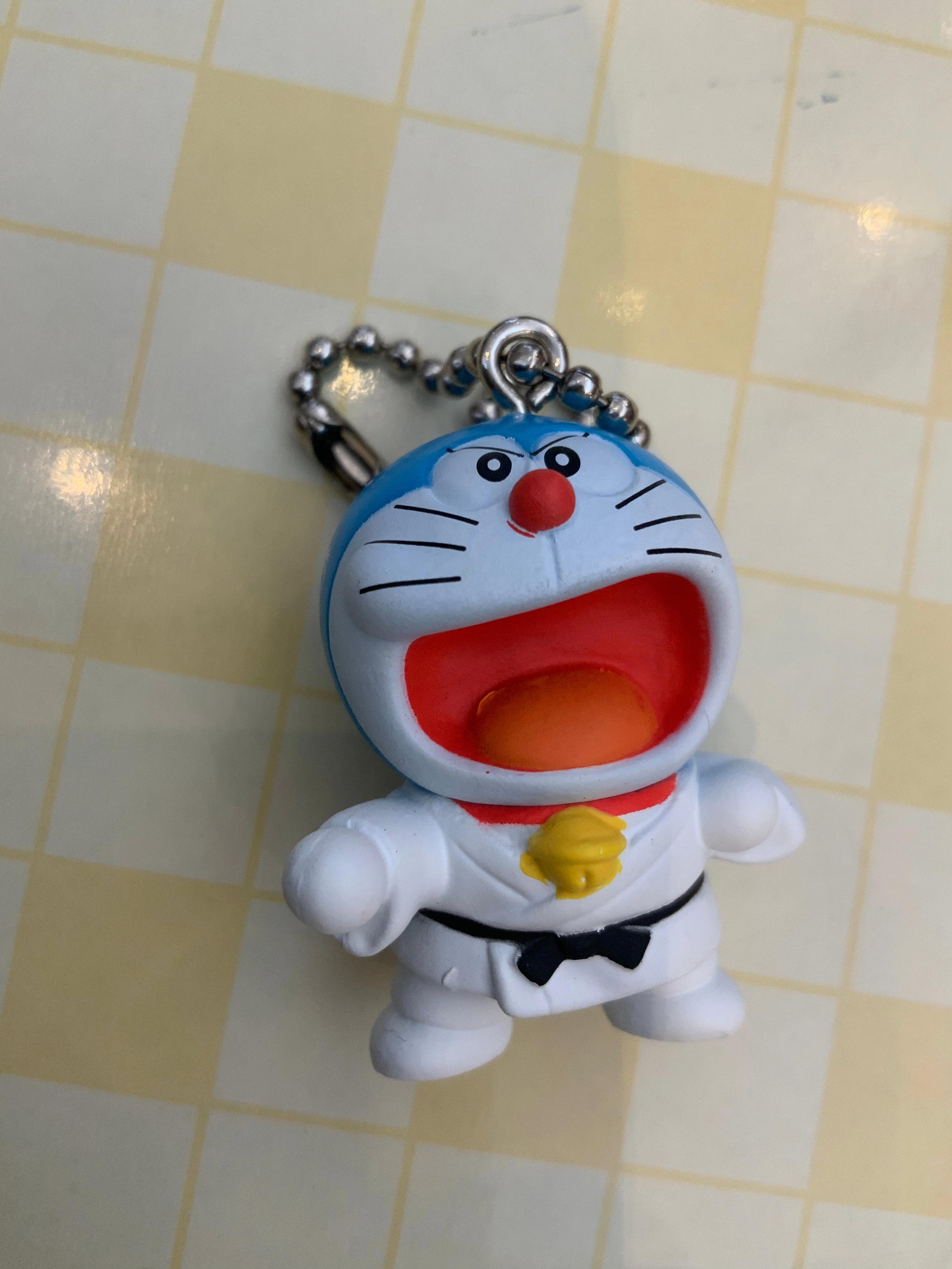 Indie Game Doraemon 50th Anniversary Sports Figure Keychain 5 Pieces Set (In-stock)