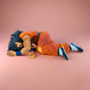 Dragon Ball Anime Figure Dead Fighter Yamcha 10cm (4") PVC Statue Creative Outlet Sound Effect