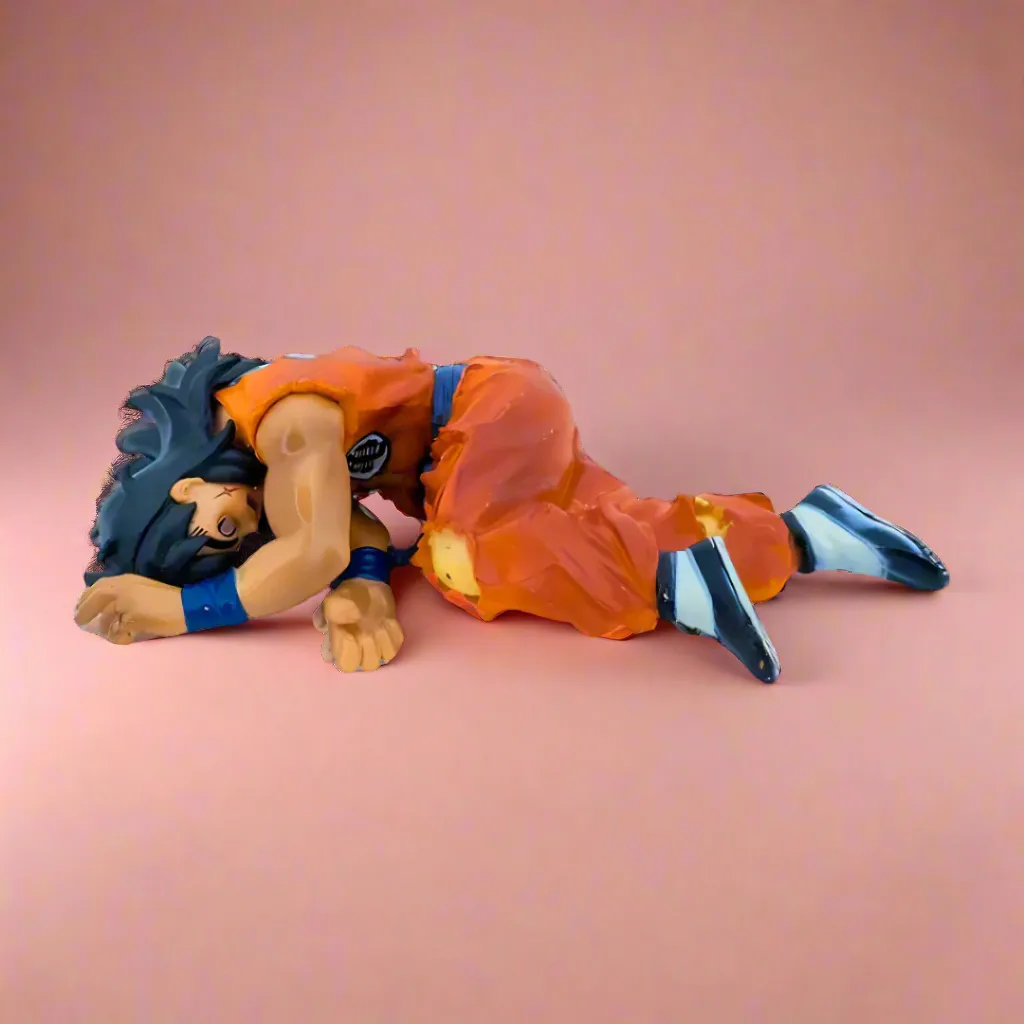 Dragon Ball Anime Figure Dead Fighter Yamcha 10cm (4") PVC Statue Creative Outlet Sound Effect