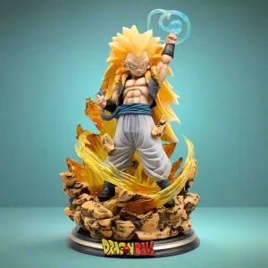 Dragon Ball Anime Figure Galactic Trouble SSJ3 Gotenks 22cm (9") PVC Statue Convention Exclusive Role Playing