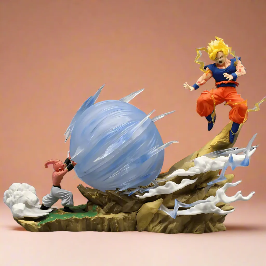Dragon Ball Anime Figure Legendary Duel Goku vs. Buu 23cm (9") PVC Statue Movie Piece