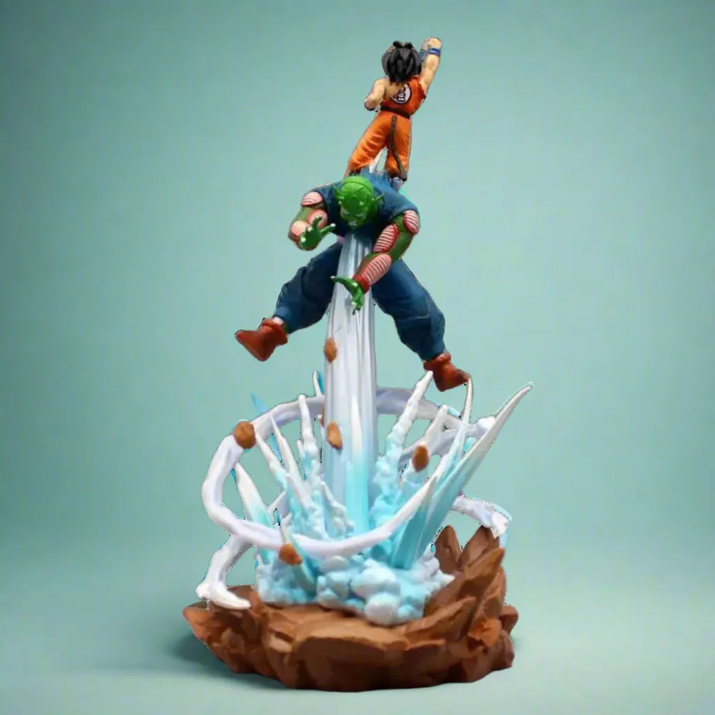 Dragon Ball Anime Figure Showdown Piccolo vs Goku 25cm (10") PVC Statue Full Set