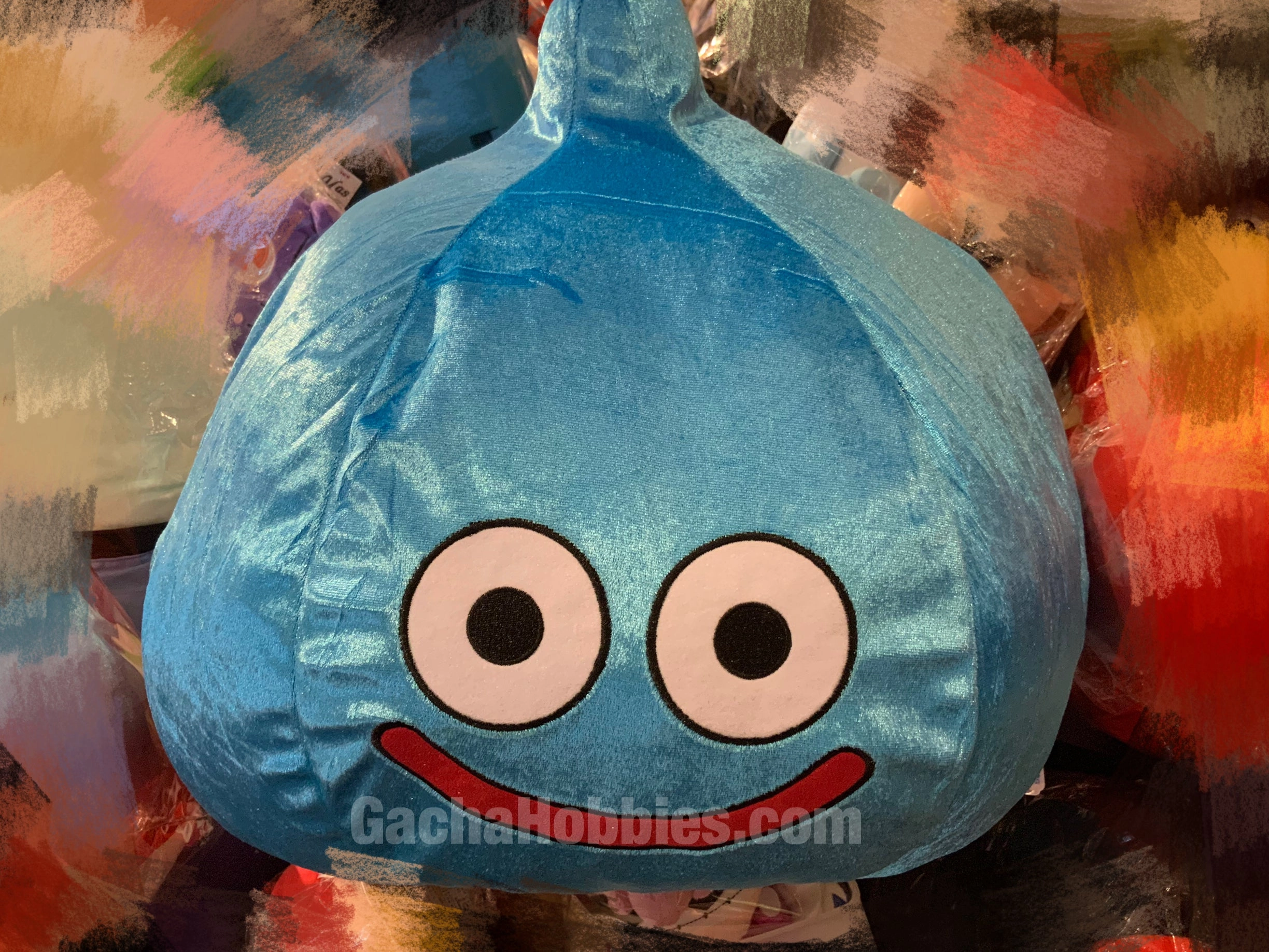 Patterned Fabric Dragon Quest Slime Giant Plush (In-stock)