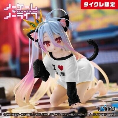 Taito - No Game No Life - White Cat Ear T-Shirt Ver. - Figure High Quality Designer Article
