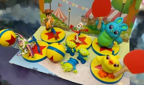 Disney Toy Story 4 Toys in Sports Figure 6 Pieces Set (In-stock) Movie Character