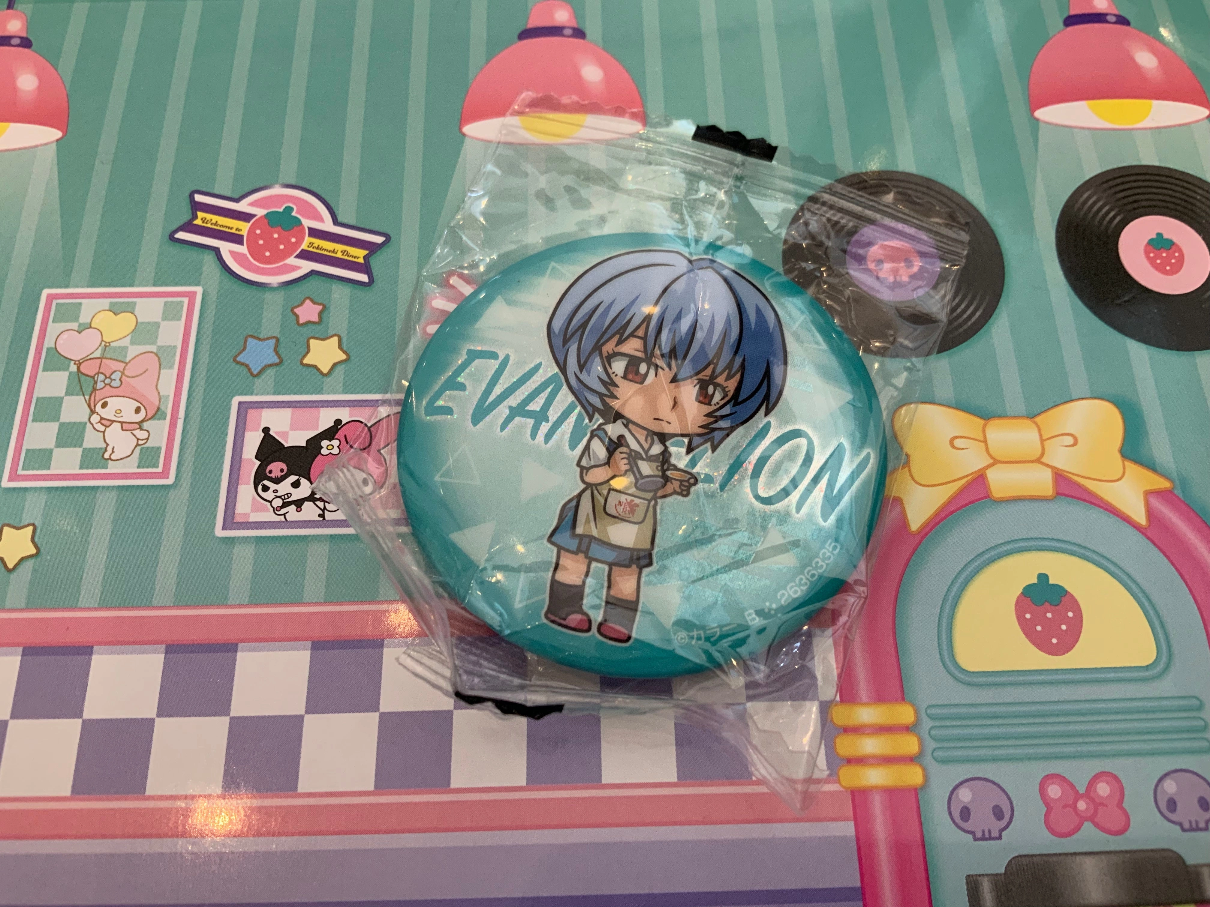 Evangelion Character Chibi Badge 10 Pieces Set (In-stock) Luxury Gift