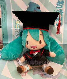 Graduation Fuwapuchi Happy Hatsune Miku Medium Plush Little Sack Real Deal