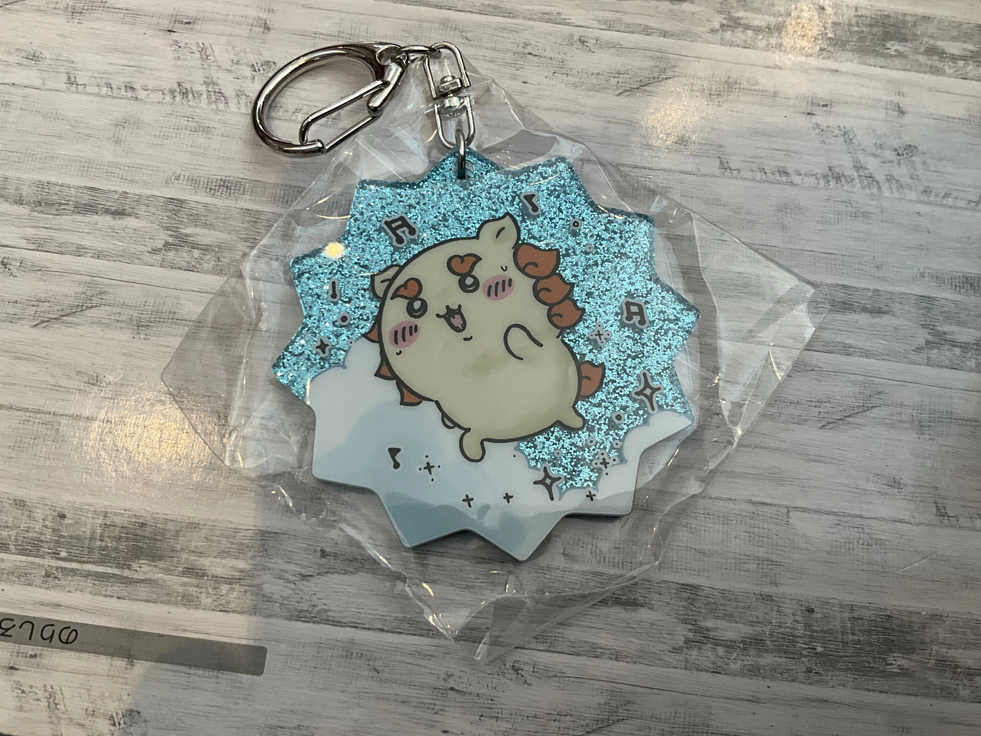 Chiikawa and Friends Sparkle Acrylic Keychain Vol.4 7 Pieces Set (In-stock) Ocean Animal Fantasy Article