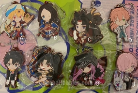 Fate Grand Order Absolute Demonic Front Babylonia Rubber Keychain Vol.1 8 Pieces Set (In-Stock) Custom Figure Learning Tool