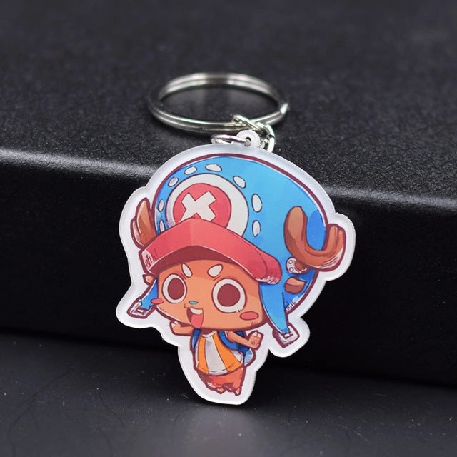 Action Article One Piece Keychain 12 Styles Chopper Luffy Key Chain