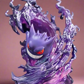 Pok??mon Anime Figure Spectral Menace Gengar 18cm (7") PVC Statue Plush Companion
