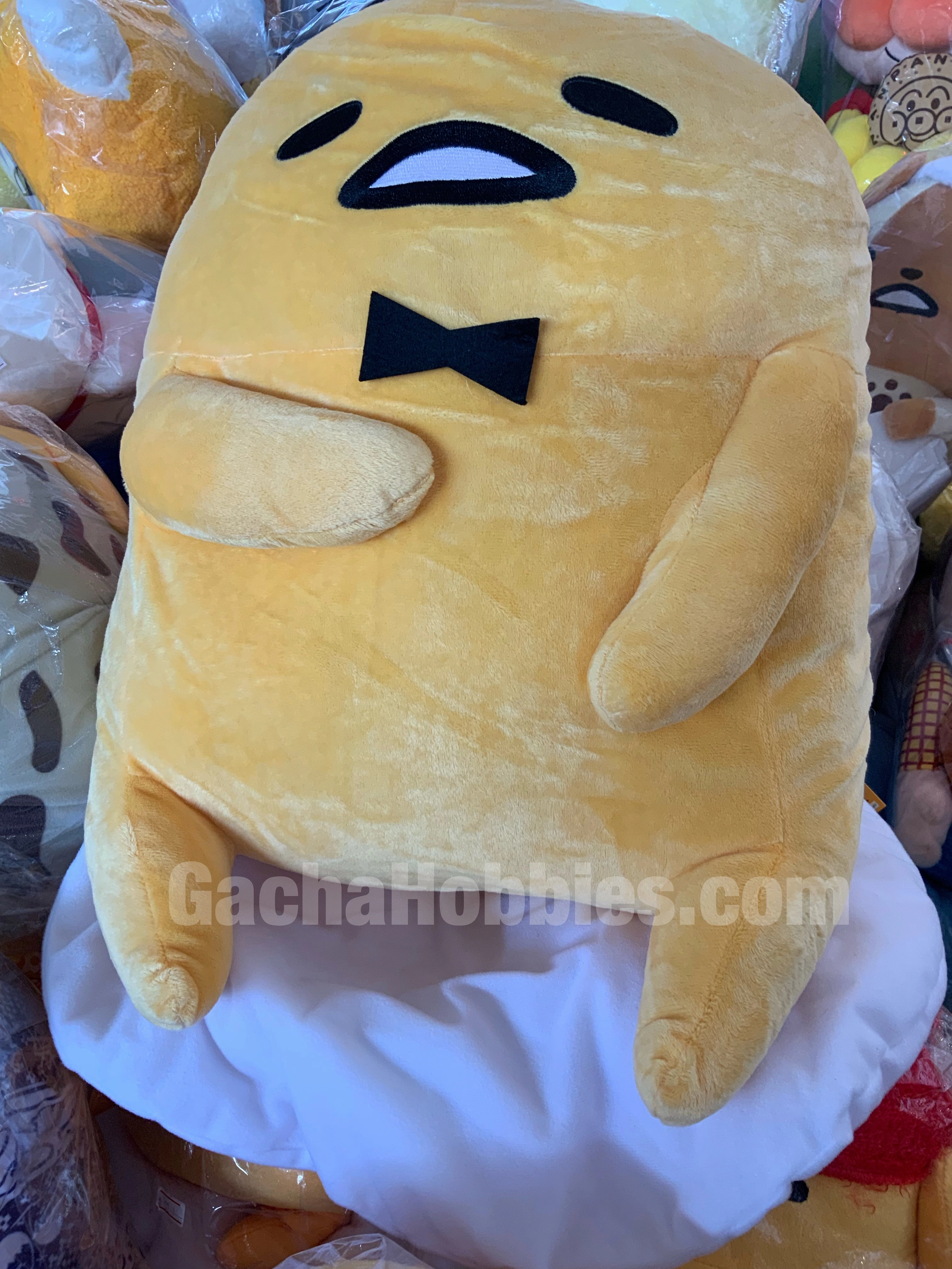 Queen Attire Super Super BIG Gudetama Gentleman Sitting Plush (In-stock)