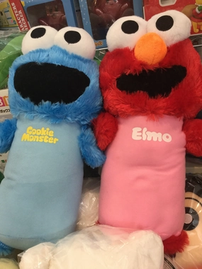 Tiny Baggage Sesame Street Elmo and Cookie Monster Couple Plush (In-stock)