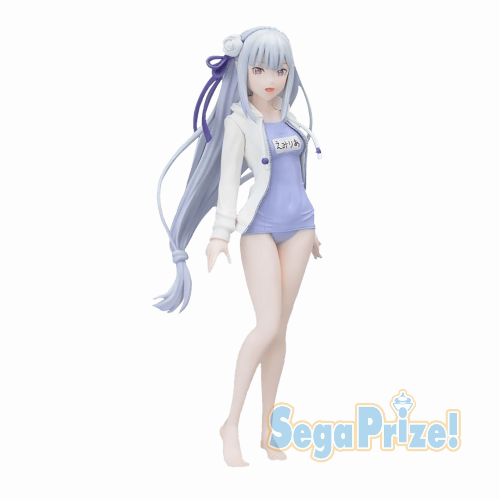 Sega - Re:Zero ? Starting Life In Another World Emilia'S Summer Day Pm Figure Military Figure