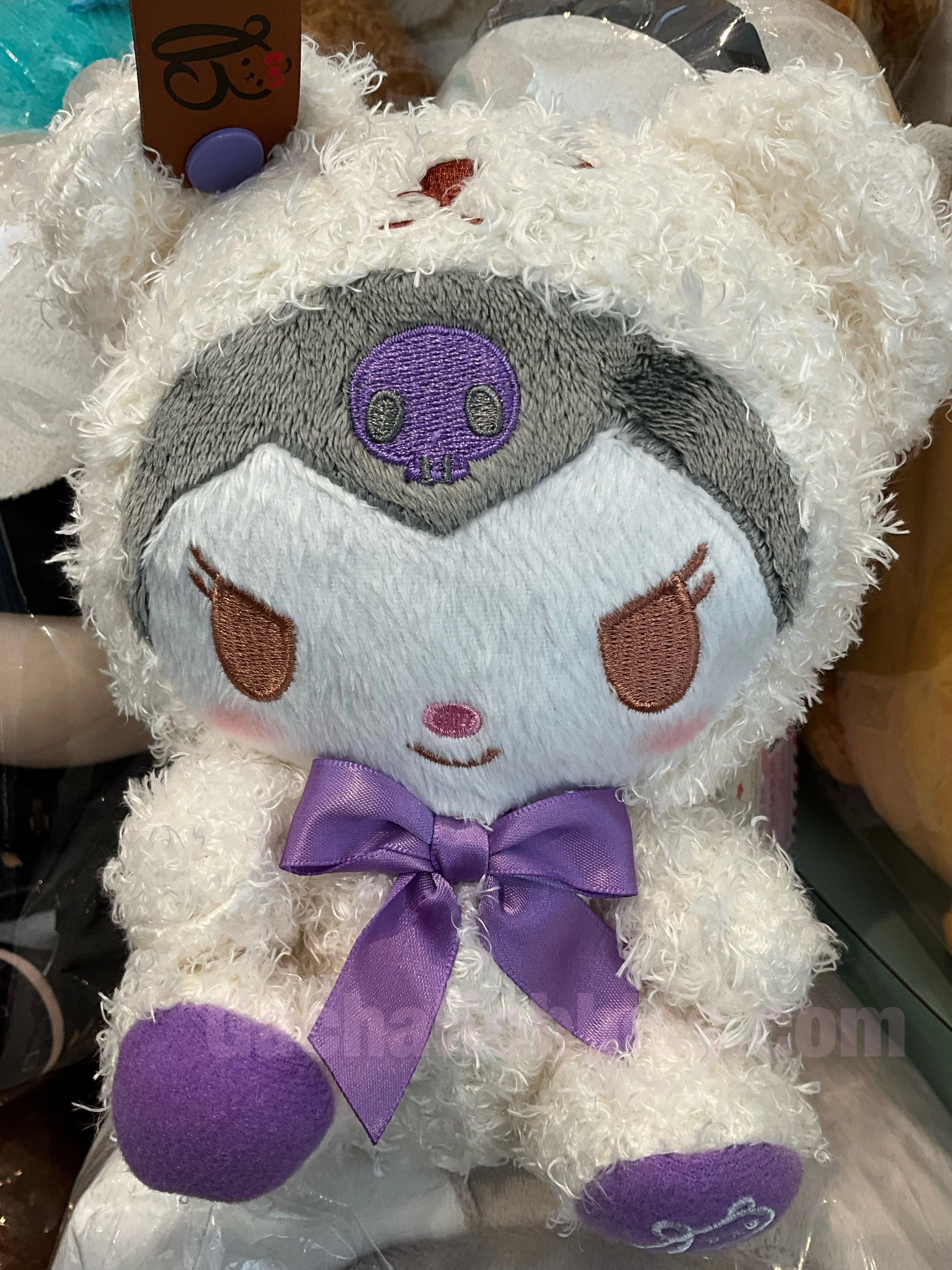 FuRyu Sanrio Character Bon Voyage Kuromi Fluffy Small Plush (In-stock) Famous Person Miniature Version