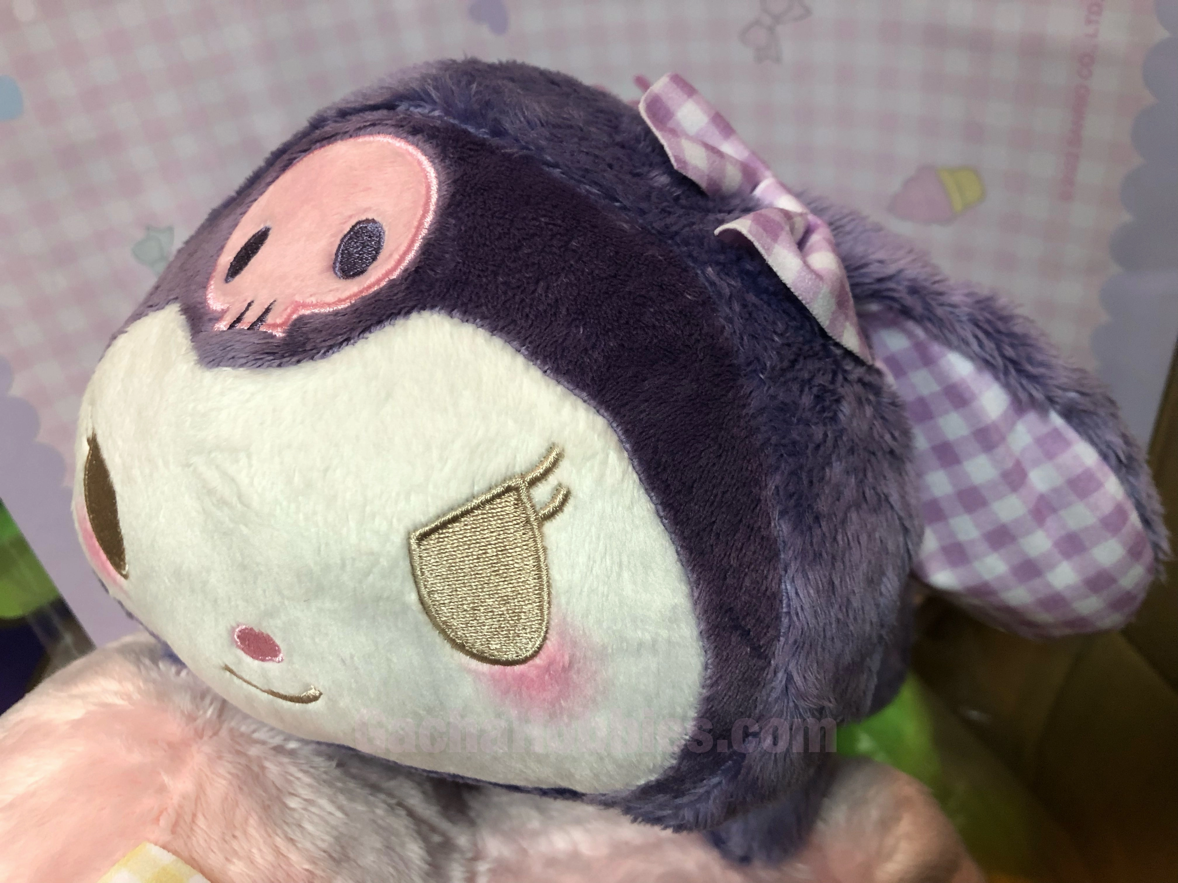 FuRyu Sanrio Character Kuromi Bunny Lying Down Medium Plush (In-stock) Leading Man Collection Series