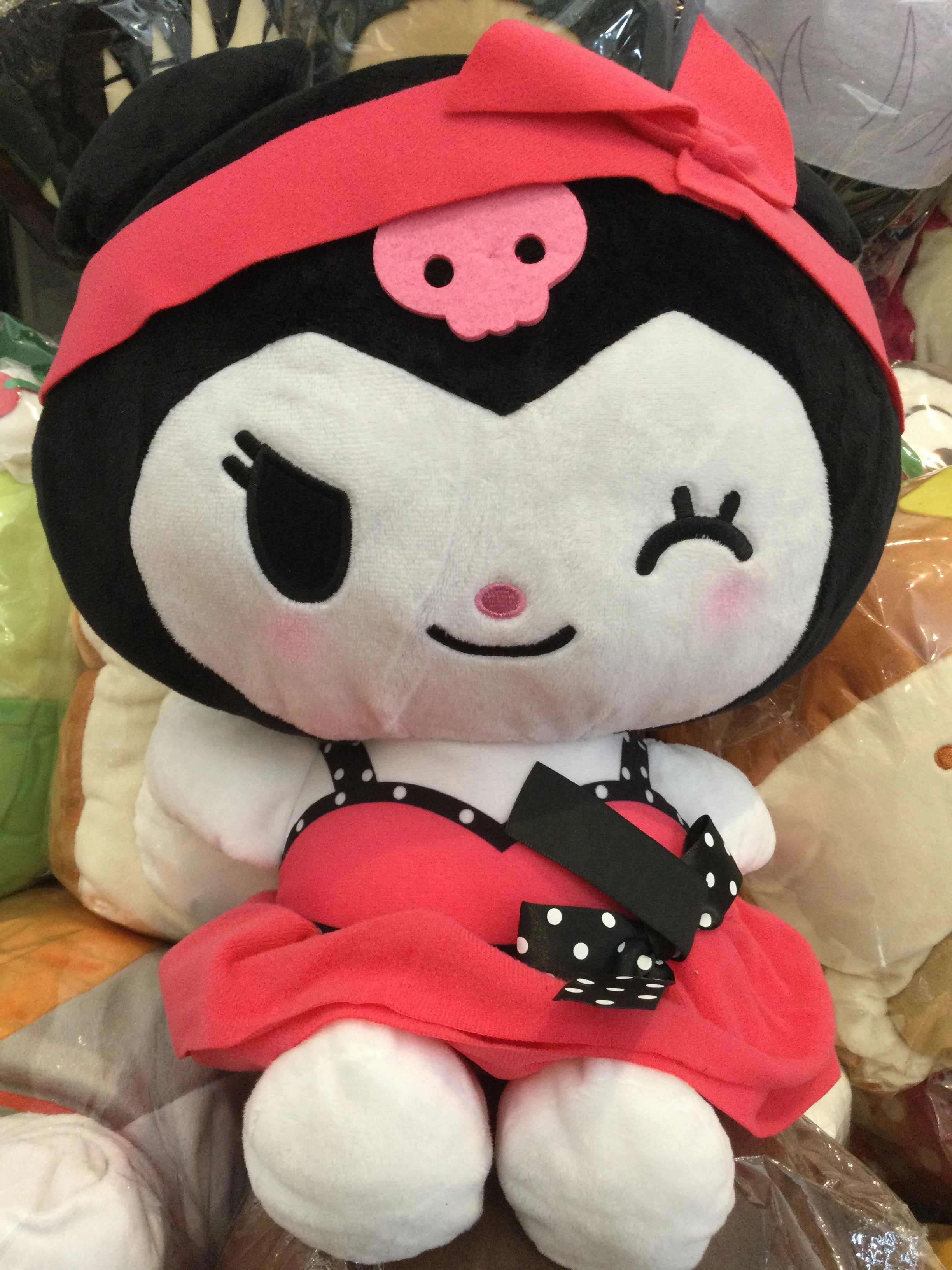 FuRyu Sanrio Character Kuromi The Diner Waitress Medium Plush (In-stock) Authentic Product