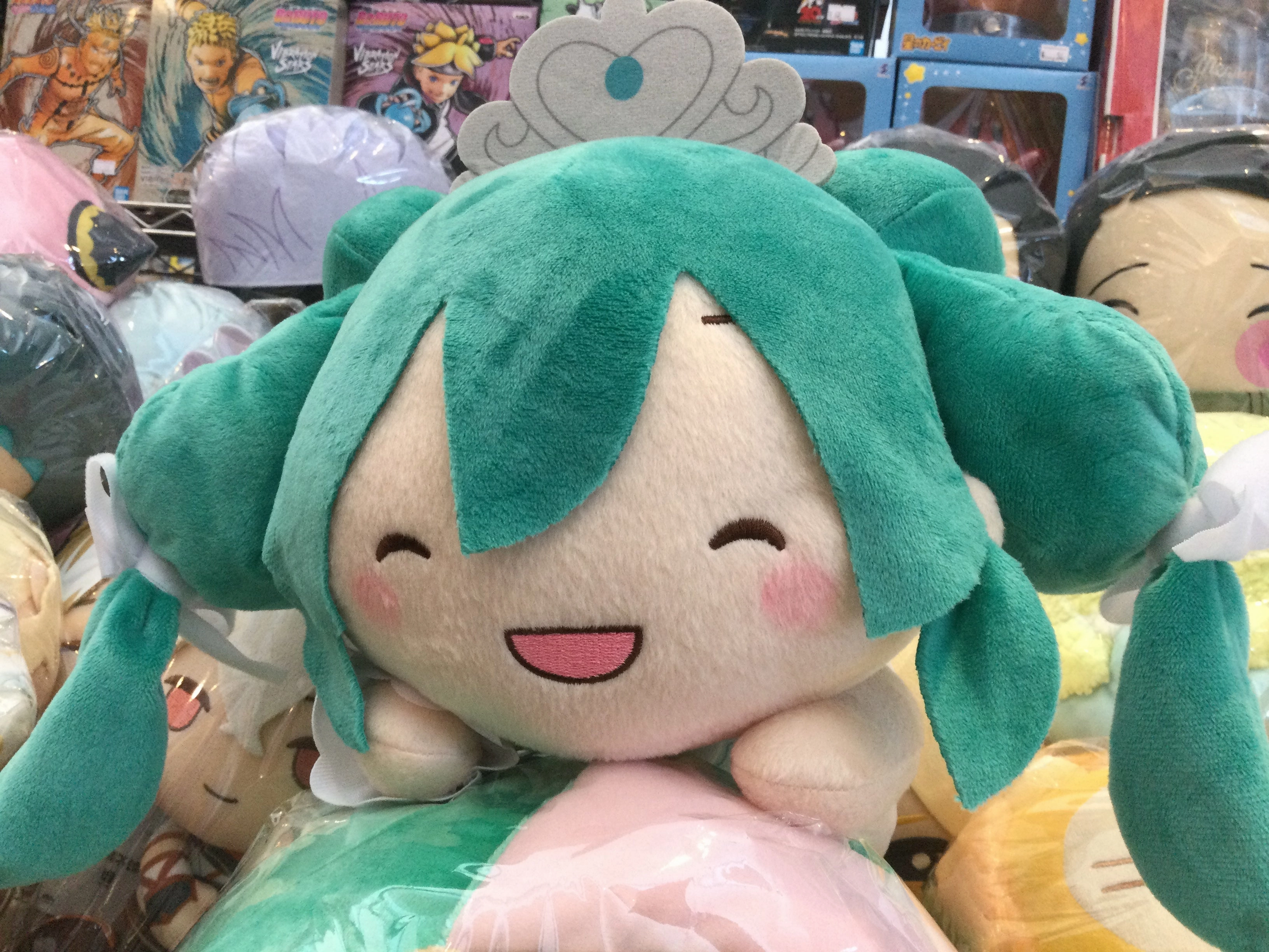 popular brand Replica Artist Fuwapuchi Hatsune Miku 15th Anniversary Angel Lying Down Medium Plush Type A (In-stock)
