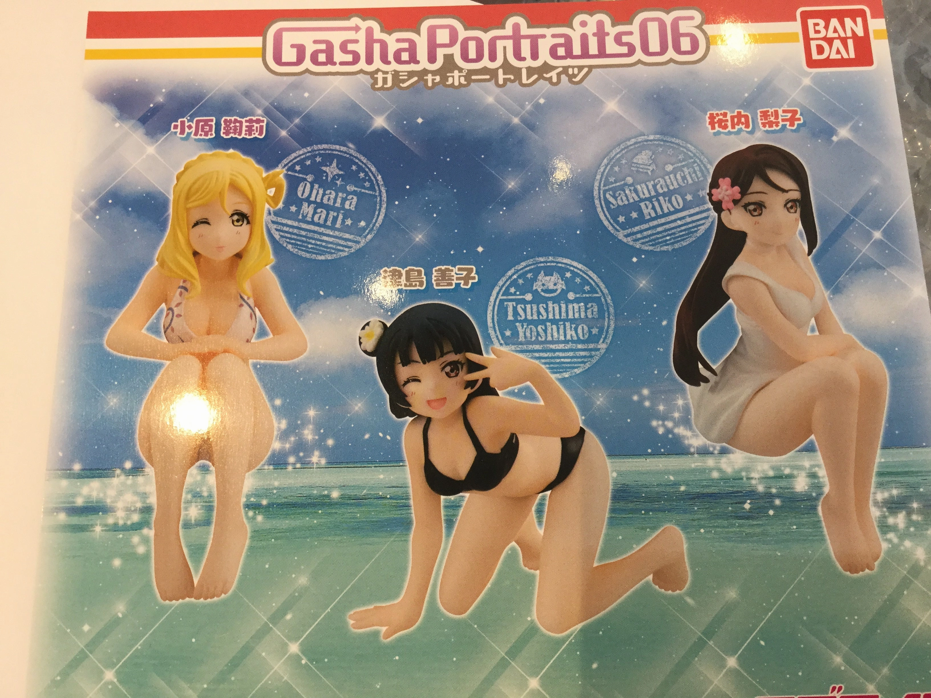 Gasha Portraits 06 Love Live Sunshine Figure (In-stock) Religious Icon Office Desk Toy