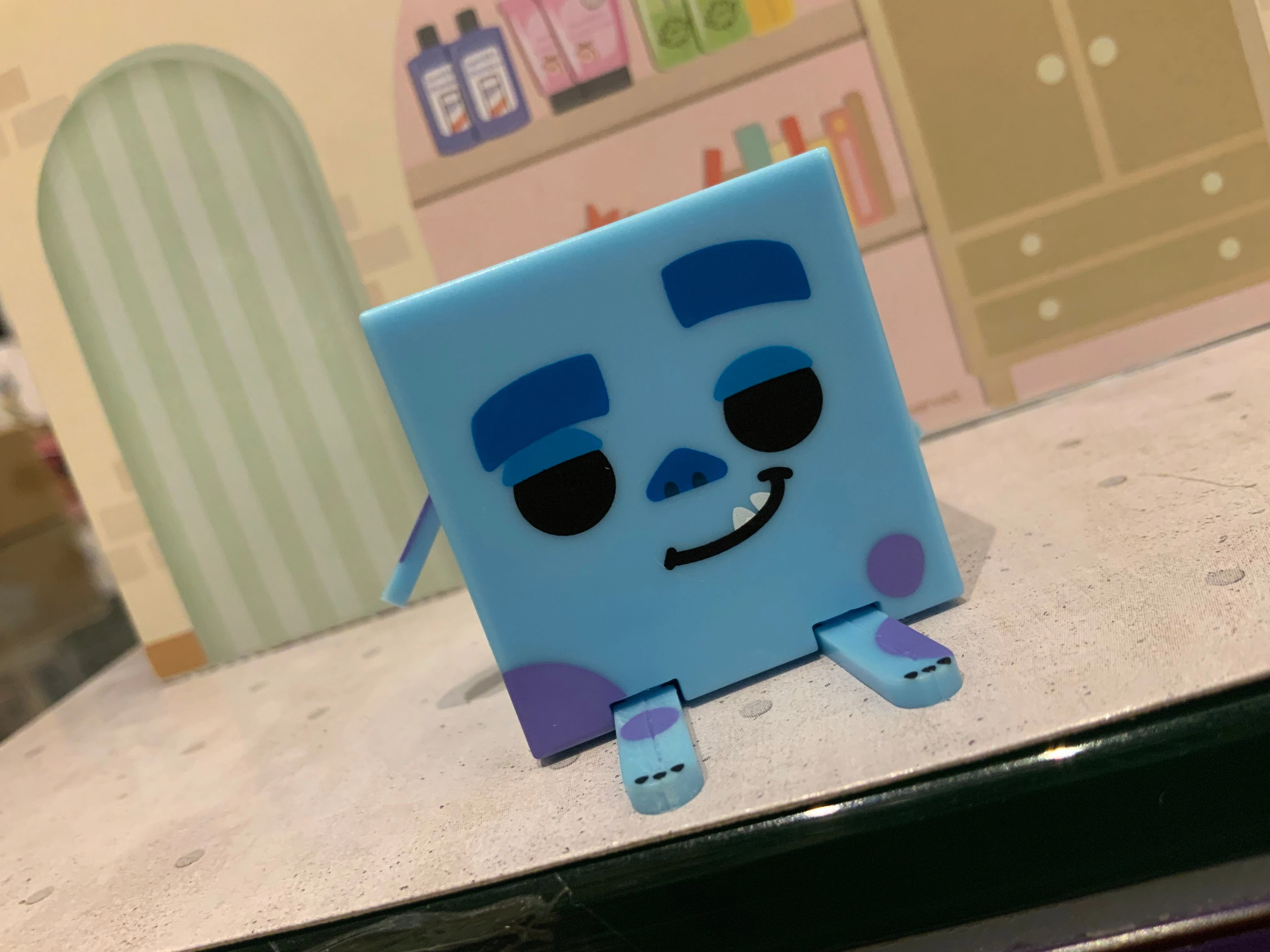 Gashapon Disney Pixar Gacha Cube Characters Set (In Stock) Cat Figurine