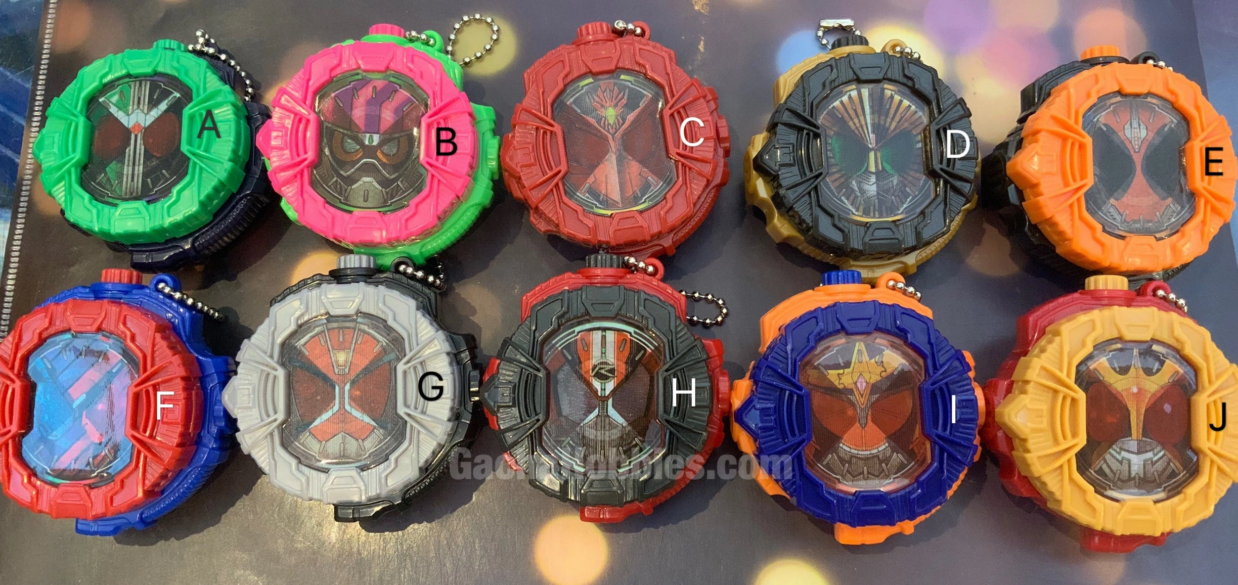 Gashapon Kamen Rider ZI-O Watch Keychain Set (In Stock) Premium Decor