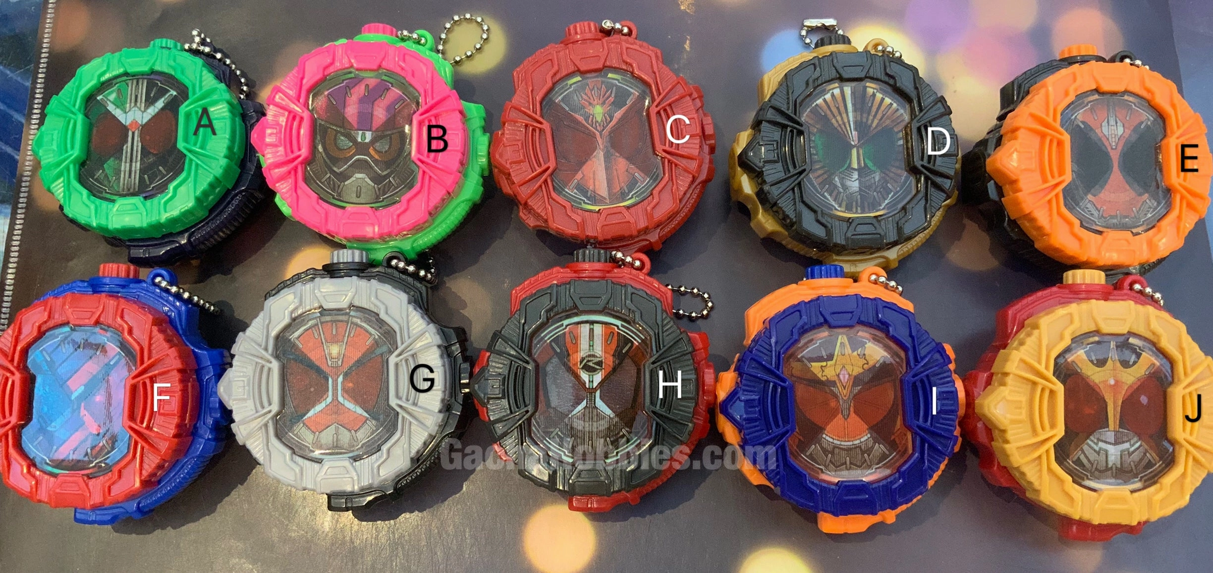 Gashapon Kamen Rider ZI-O Watch Keychain Set (In Stock) Character Hobby TV show