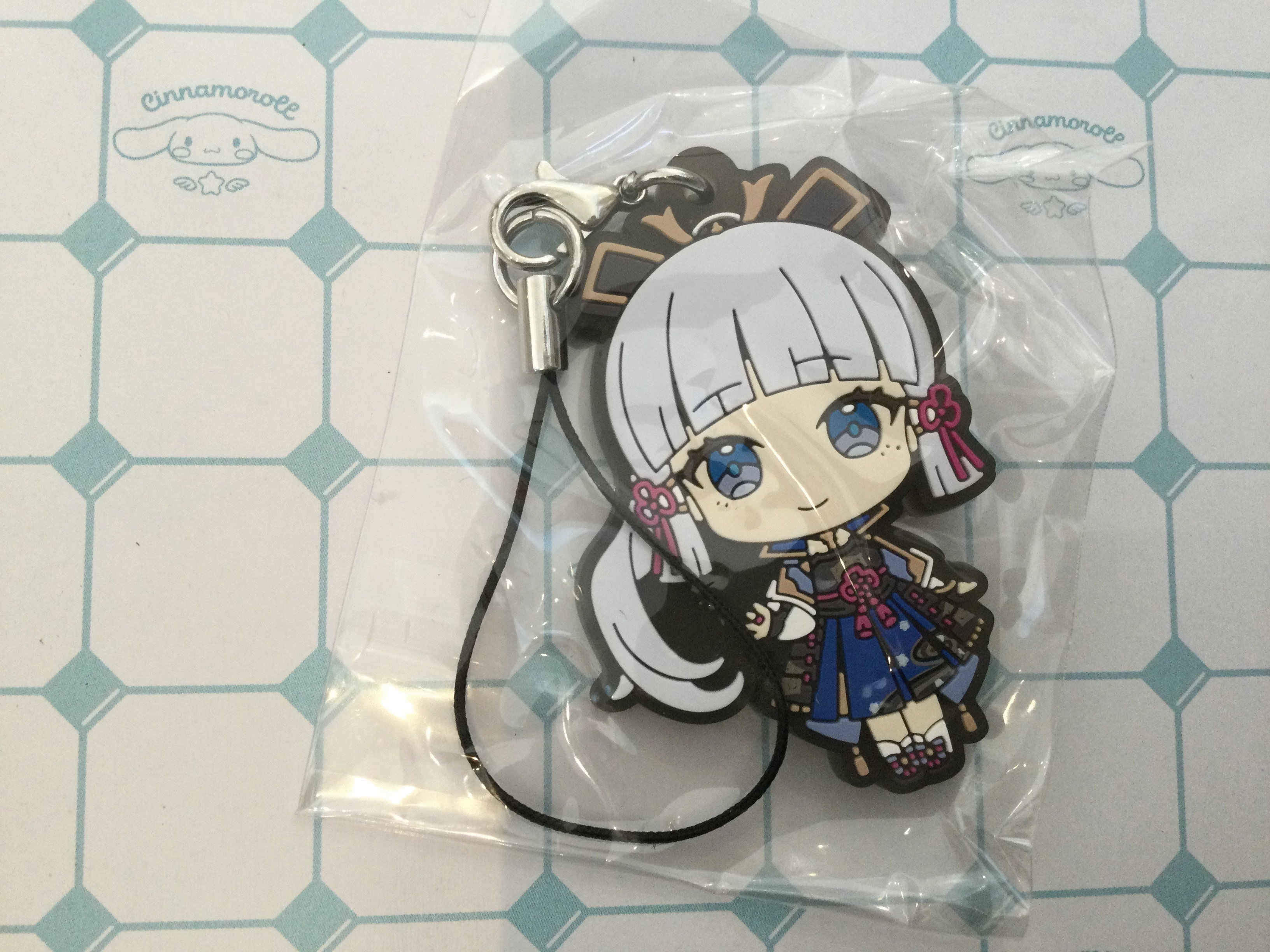 Hero Figure Genshin Impact Character Rubber Keychain Vol.5 8 Pieces Set (In-stock)