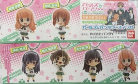 Sci-Fi Model Medieval Knight Girls and Panzer Character Figure Keychain 5 Pieces Set (In-stock)