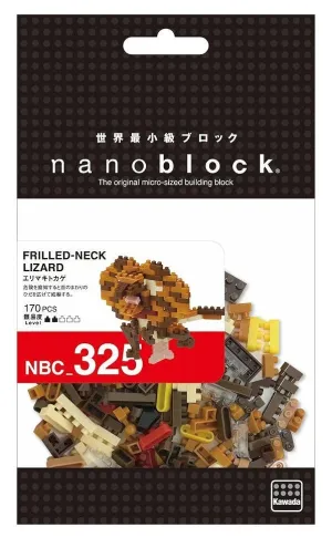Series Set Nanoblock Frilled-Neck Lizard NBC-325 Building Kit
