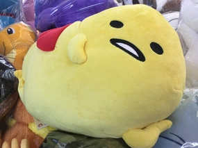 Gudetama Omelet with Ketchup Medium Plush (In-stock) Briefcase Worker