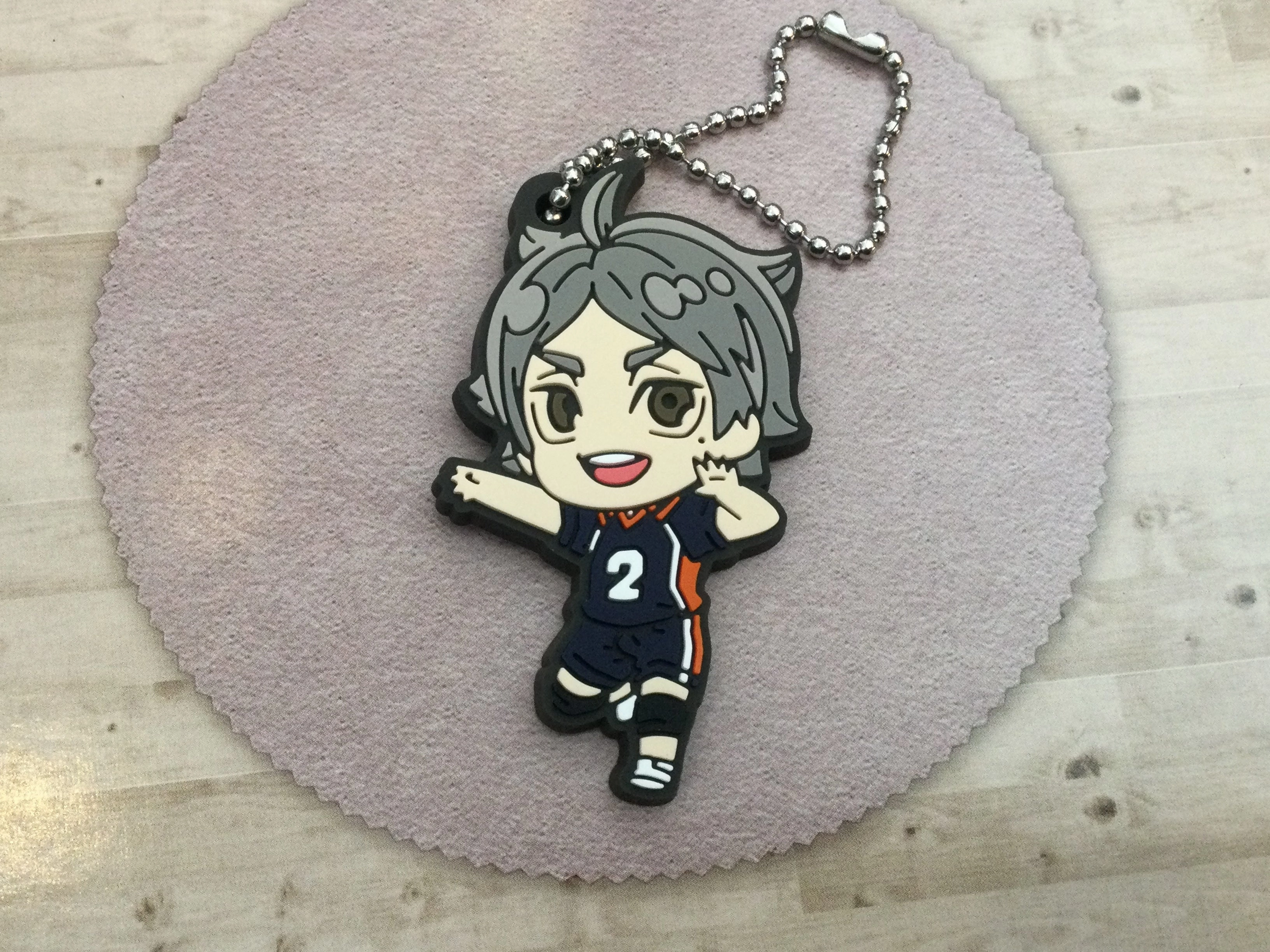 Haikyuu Karasuno High Characters Rubber Keychain 7 Pieces Set (In-stock) Constant Companion