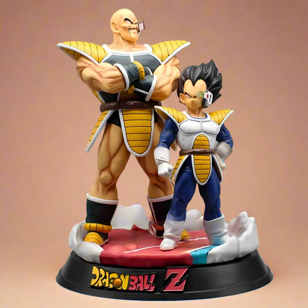 Gaming Decor Dragon Ball Anime Figure Saiyan Conquerors Nappa & Vegeta 35cm (14") PVC Statue